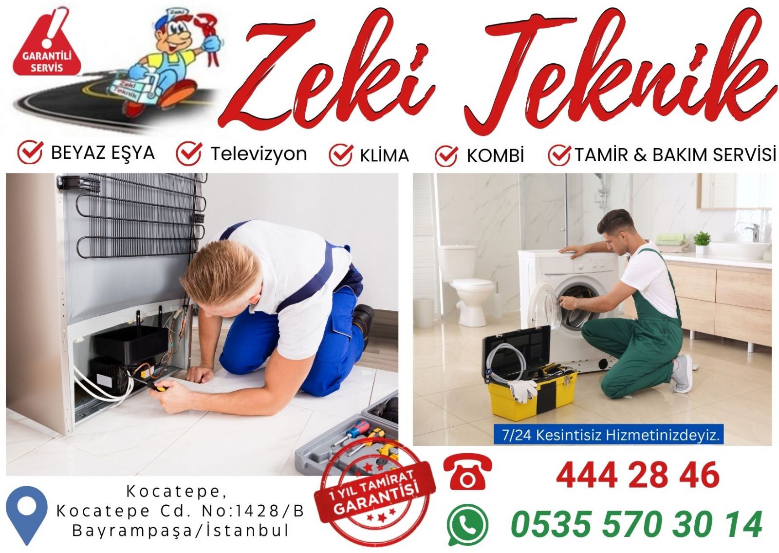 Bayrampaşa Beyaz Eşya Tamircisi